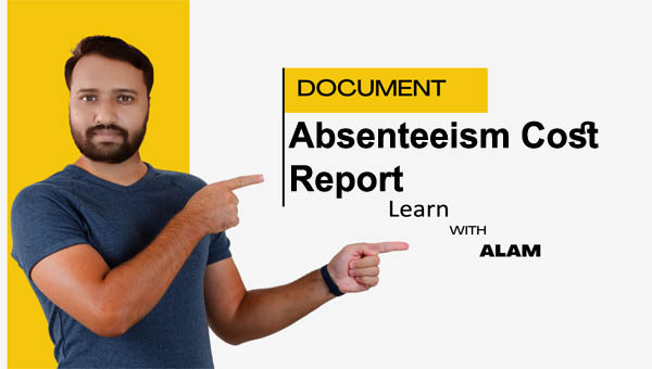 Absenteeism Cost Report Excel Template