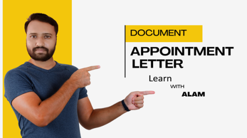 Appointment letter