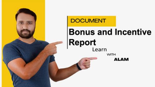 Bonus and Incentive Report Excel Template