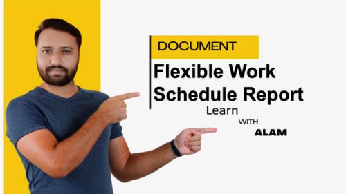 Flexible Work Report Word Template