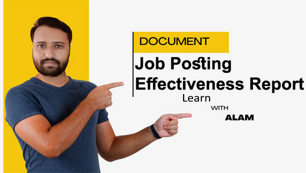 Job Posting Report Excel Template