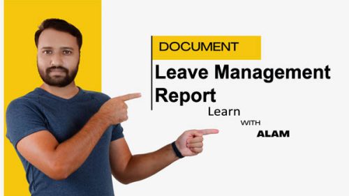 Leave Management Report Excel Template