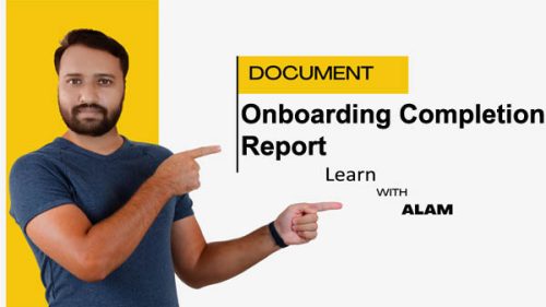 Onboarding Completion Report Template