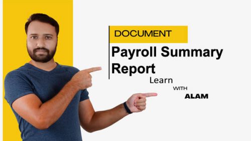 Payroll Summary Report Excel Template