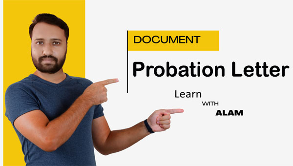 Probation Letter