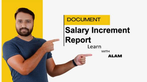 Salary Increment Report Excel Template