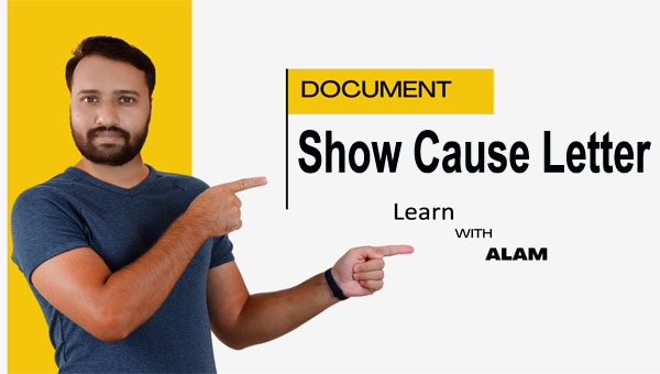 Show Cause Letter