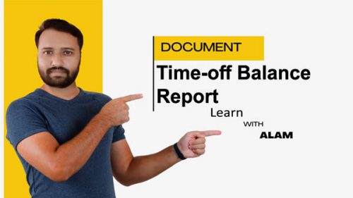 Time-Off Balance Report Excel Template