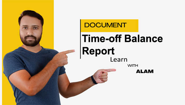 Time-Off Balance Report Excel Template