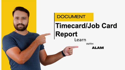 Timecard Report Excel & Word Template