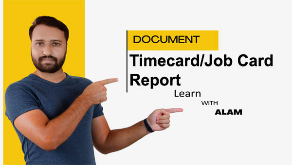 Timecard Report Excel & Word Template