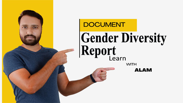 Gender Diversity Report Template